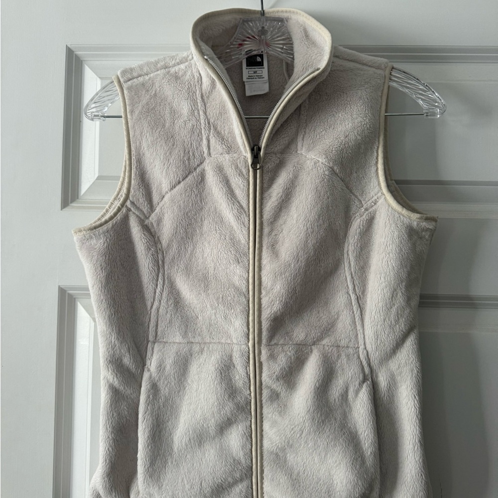 The North Face Off-White Fleece Vest